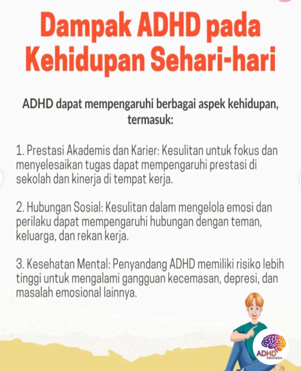 ADHD dan Hubungan Sosial Anak di Lingkungan Sekolah di Provinsi Lampung